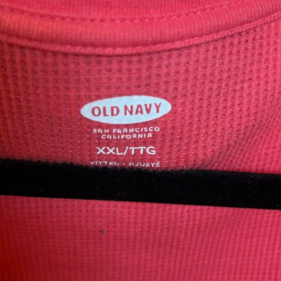 Old Navy Waffle Knit Coral Color - Picture 3 of 4